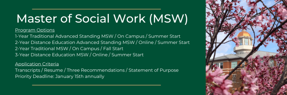 About the Master of Social Work Program